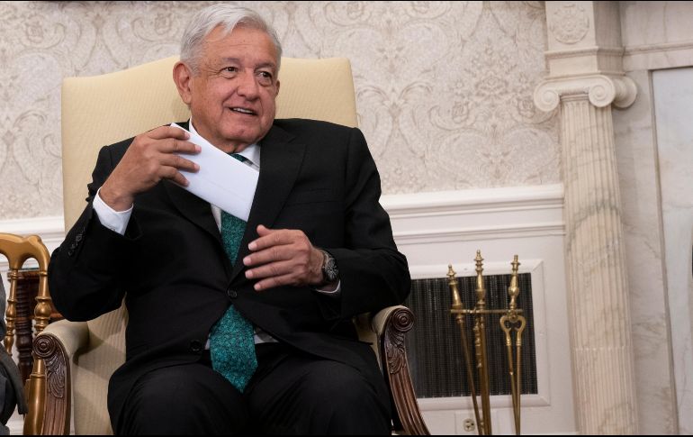 López Obrador propone a Joe Biden un plan de cinco puntos para superar la crisis económica provocada por la inflación mundial. EFE / C. Kleponis