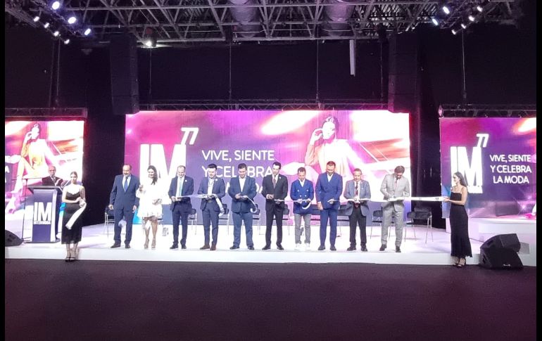 Jorge Castellanos Vázquez, actual presidente de Intermoda, durante el acto protocolario de la inauguración recordó que esta feria tienen realizándose ya 38 años de manera ininterrumpida. EL INFORMADOR / A. Camacho