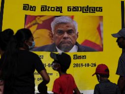 Gotabaya Rajapaksa, presidente de Sri Lanka, prometió ceder el cargo de manera pacifica. AP/E. Jayawardena