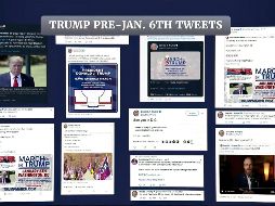 El tuit fue enviado poco más de una hora después de una reunión que Trump mantuvo con su abogado Rudy Giuliani, el exgeneral Mike Flynn y Sidney Powell. AP/House Select Committee