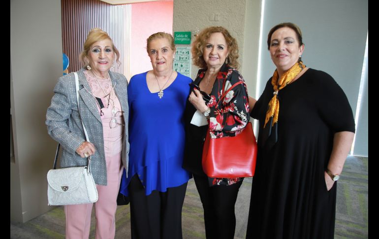 Rosalba del Rio, Clementina Madero, Bertha Dávila y Patricia Sánchez. GENTE BIEN JALISCO/ Antonio Martínez
