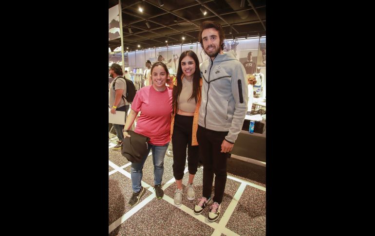 Gabriela Mendoza, Chantal González y Lucas Balcells. GENTE BIEN JALISCO/ Tony Martínez
