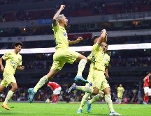 Richard Sánchez prendió la pelota detrás de los tres cuartos de cancha para clavarla en el ángulo superior derecho de Volpi. IMAGO7/A. Suárez