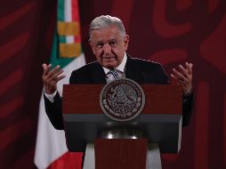 López Obrador rechaza que en su reunión con su homologó de Estados Unidos, Joe Biden, se haya impuesto a México invertir mil 500 millones de dólares en infraestructura fronteriza. SUN / D. Sánchez