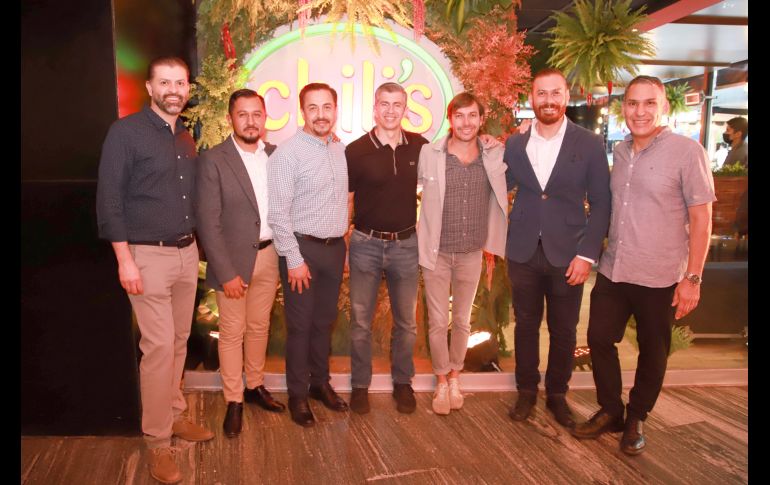 Bernardo Castro, Daniel Yáñez, Francisco Magaña, Rolando Maggi, Joaquín Vargas, Alejandro Castro y Rubén García. GENTE BIEN JALISCO/Antonio Martínez