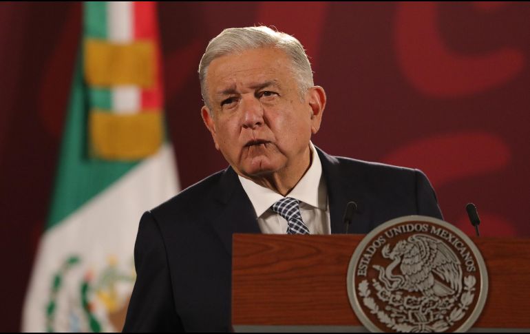 El Presidente López Obrador afirma que la investigación de este caso está a cargo de las autoridades de la Ciudad de México. EFE / M. Guzmán