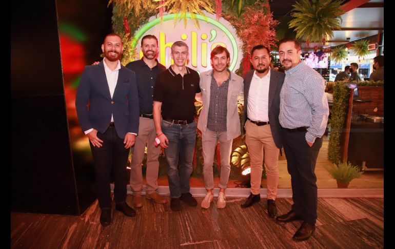 Alejandro Castro, Bernardo Castro, Rolando Maggi, Joaquín Vargas, Daniel Yáñez y Francisco Magaña. GENTE BIEN JALISCO/Antonio Martínez