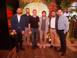 Alejandro Castro, Bernardo Castro, Rolando Maggi, Joaquín Vargas, Daniel Yáñez y Francisco Magaña. GENTE BIEN JALISCO/Antonio Martínez