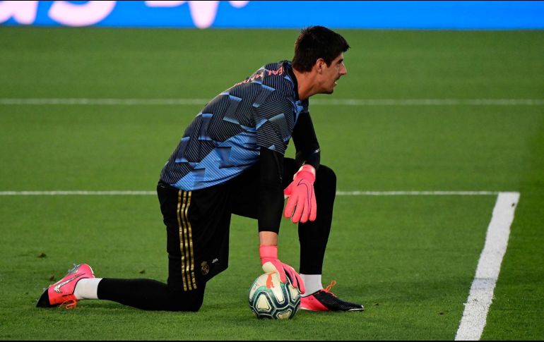 Courtois tampoco escatimó en elogios para las Águilas y se mostró ilusionado con volver a las canchas con la casaca blanca tras una temporada de ensueño.  AFP/ARCHIVO
