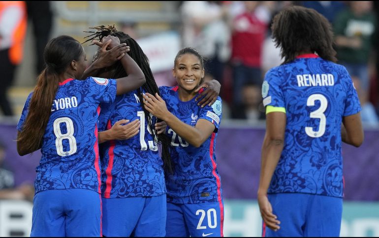 Las jugadoras francesas accedieron a cuartos de final. EFE/A. Yates