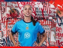 Las campeonas del futbol mexicano presentaron la que será su camiseta de visitante para este año futbolístico. ESPECIAL / Chivas