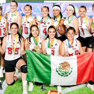 ¡Oro para México! Selección femenil de "tocho" bandera arrasa en Juegos Mundiales
