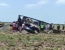 El helicóptero se desplomó en Los Mochis, Sinaloa. ESPECIAL