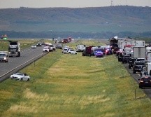 La carretera fue reabierta totalmente seis horas después del fatal hecho. AP/A. Nelson