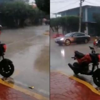 Muere un motociclista tras impactante choque en Chiapas (VIDEO)