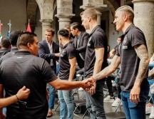 El Palacio de Gobierno fue testigo de la condecoración de los Rojinegros. EL INFORMADOR/G. GALLO