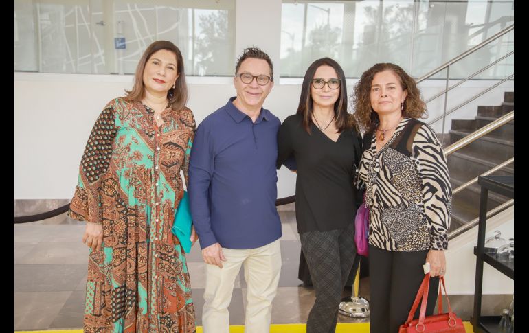 Angélica Ramos, Alberto Santaella, Adriana Alexanderson y Lidier Rodríguez. GENTE BIEN JALISCO/Antonio Martínez