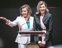 Nancy Pelosi acompañó a Olena Zelenska, en la Cámara de Representantes de Estados Unidos. EFE