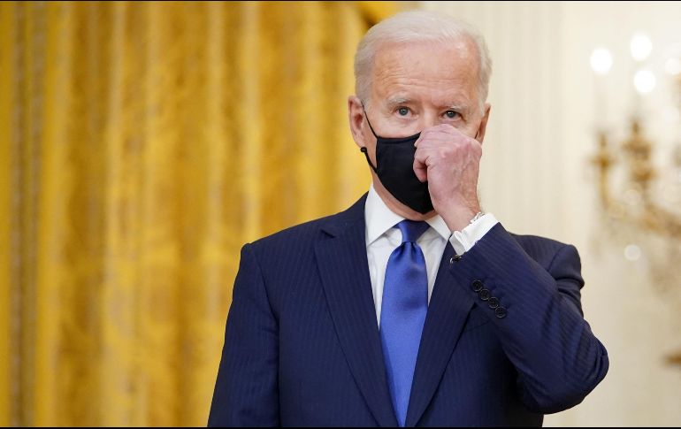 Según información de la Casa Blanca, Joe Biden, de 79 años 