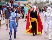 La Comic-Con 2022 cuenta con filtros y mesas de salud para descartar cualquier asunto relacionado con el COVID. AP / C. Pizzello