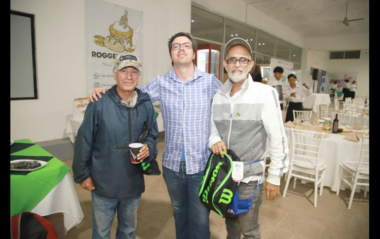 Alberto Ignacio del Toro, Alberto del Toro y Erick Miranda. GENTE BIEN JALISCO/Antonio Martínez