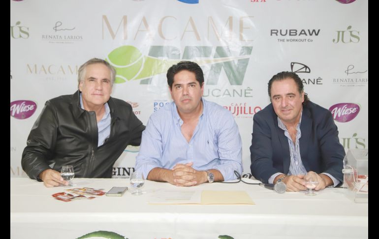 Juan Hernández, Alejandro Salcedo y Norberto Mantiñan. GENTE BIEN JALISCO/Antonio Martínez