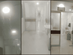 Un hospital general en Veracruz se inauguró el día de ayer, después de su inauguración en menos de 24 horas se inundó debido a la ruptura de una tubería. SUN