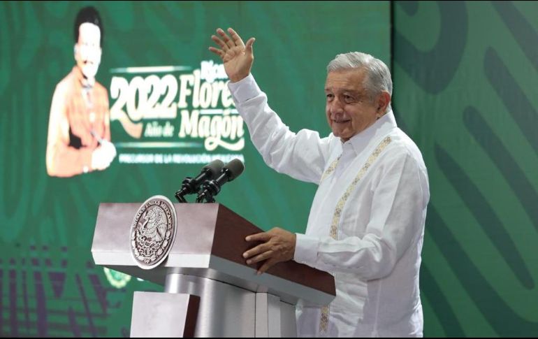 López Obrador recordó que la inflación en Estados Unidos es de 9.1% y en México, según la proyección del Inegi, de 8.16%. EL INFORMADOR / ARCHIVO