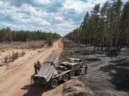 Este paquete también incluirá hasta 580 Phoenix Ghost, así como 36 mil cartuchos de munición de artillería y cuatro puestos blindados de comando de vehículosa. EFE/RUSSIAN DEFENCE MINISTRY