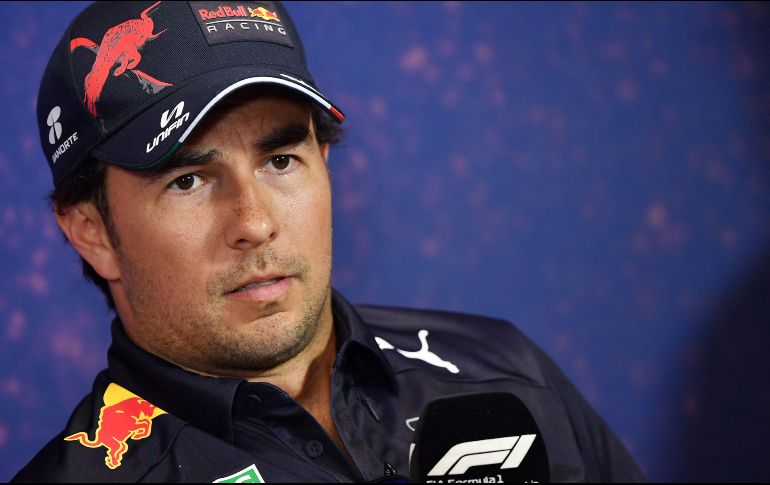 Sergio Pérez ha batallado para sentirse cómodo en el RB18 actualizado. AFP/S. Thomas