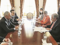 El secretario de la Defensa de Rusia firmó ante el secretario de la ONU, Antonio Guterres, en Turquía. EFE