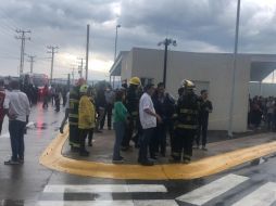 Al menos 700 personas fueron evacuadas debido a la fuga en la fábrica de autopartes en Lagos de Moreno. ESPECIAL