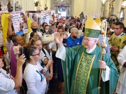 osé Francisco Robles Ortega ante miles de asistentes y familiares de personas desaparecidas pidió que cesen las desapariciones en Jalisco. EL INFORMADOR/G. GALLO