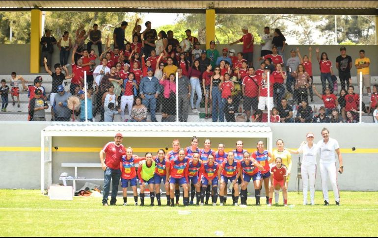 En la categoría femenil, el de Cuquío es el equipo más goleador de la Fase Final en la rama femenil con 22 anotaciones. TWITTER / @codejalisco