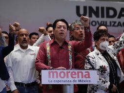 Mario Delgado recordó a los integrantes de Morena que todos tienen que actuar con madurez y responsabilidad. SUN/D. Sánchez