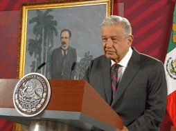 La pintura con el retrato de José Martí que exhibe López Obrador forma parte del patrimonio cultural de Palacio Nacional. YOUTUBE / Gobierno de México