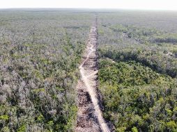 López Obrador recuerda en el Salón Tesorería que el Tren Maya fue declarado como obra de seguridad nacional. SUN / ARCHIVO