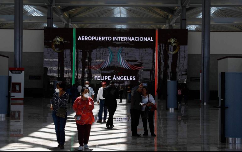 López Obrador califica como uno de los mejores aeropuertos del mundo al AIFA. SUN / ARCHIVO