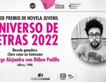 Jorge Alejandro von-Düben Padilla, el ganador, lleva más de una década dedicándose a la escritura. ESPECIAL / UNAM