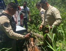 Los guardabosques fueron los encargados de rescatar al canino en la Barranca de Oblatos. ESPECIAL