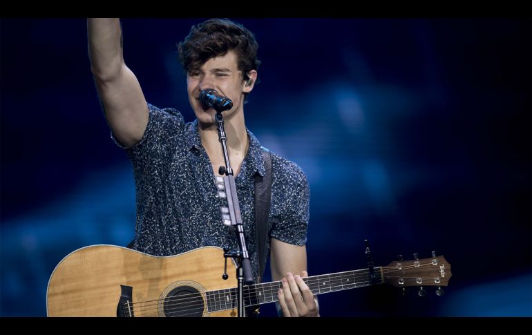 “Mi salud como prioridad”, el canadiense Shawn Mendes anunció la cancelación de sus próximas presentaciones. AFP/ Mauro Pimentel
