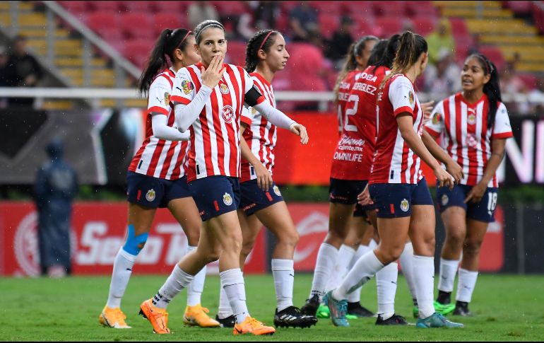 Carolina Jaramillo y Alicia Cervantes fueron quienes marcaron los goles de la victoria tapatía. IMAGO7