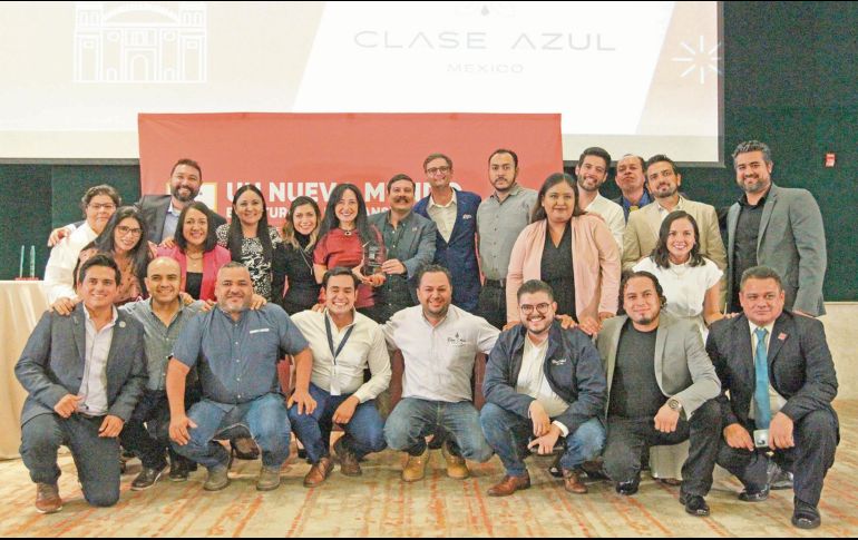 Durante la entrega de los premios, Alma Rosa García, directora general, explicó que la pandemia del COVID-19 trajo muchos cambios y transformación en la cultura laboral de las organizaciones. EL INFORMADOR / A. Camacho