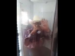 Fue a través de una cuenta de Twitter que se viralizó el peculiar momento. ESPECIAL