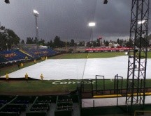 El aguacero deterioró el terreno de juego en el Estadio Francisco Villa y la directiva de Generales decidió cancelar el duelo de este viernes. CORTESÍA / Mariachis