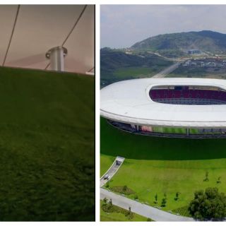 Aficionado de Chivas escala el Estadio Akron (VIDEO)