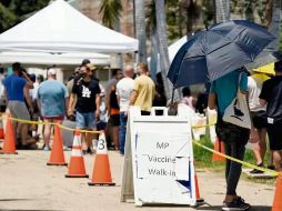 California instaló módulos informativos sobre la viruela del mono en las principales ciudades. AP