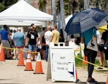 California instaló módulos informativos sobre la viruela del mono en las principales ciudades. AP