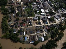 El río Kentucky subió su nivel siete metros en apenas 24 horas. AFP/M. Swensen