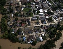 El río Kentucky subió su nivel siete metros en apenas 24 horas. AFP/M. Swensen